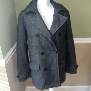 Banana Republic wool blend coat in grey